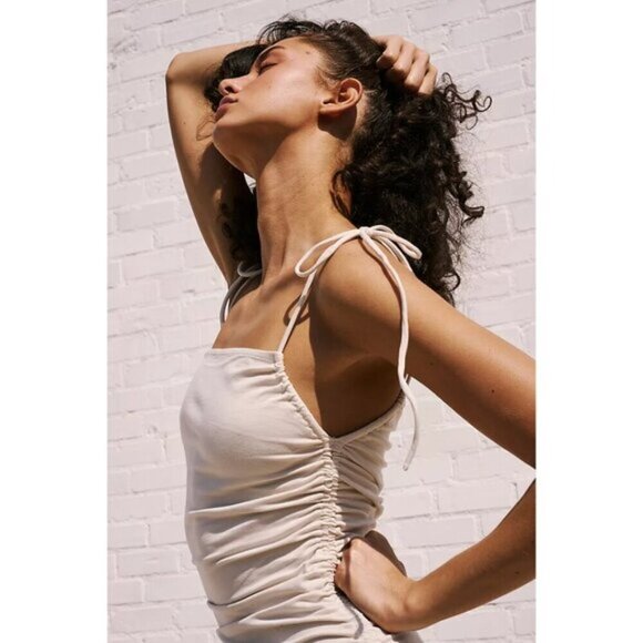 FREE PEOPLE Liza Drop-Waist Midi in Barnacle Island Size Small NWT - Picture 14 of 16